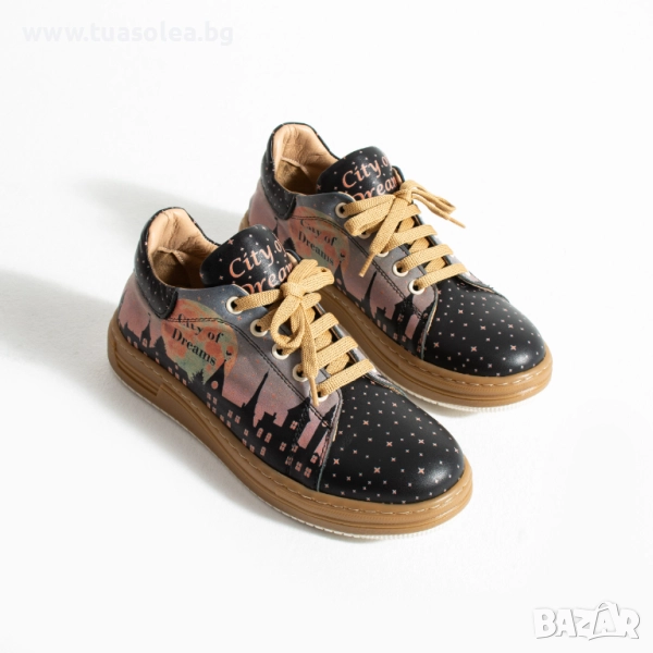 Анатомични дамски кецове от естествена кожа | Марка Tuasolea, снимка 1