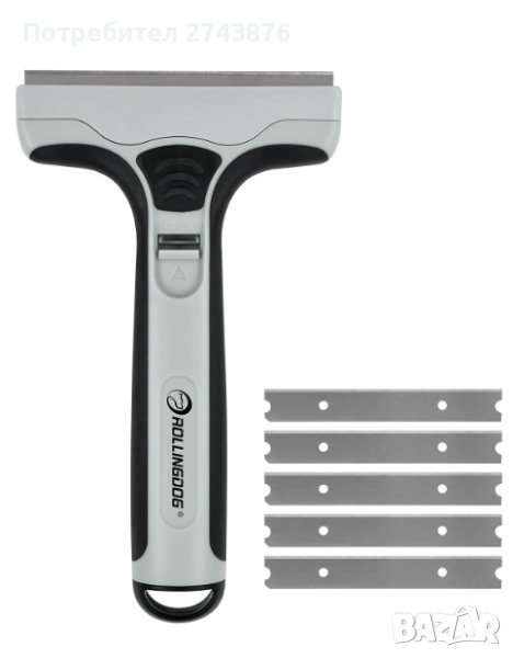 ШИРОКА ШПАТУЛА -10СМ, К-Т С 6 НОЖЧЕТА ЗА ПОЧИСТВАНЕ ПЛОТА НА КЕРАМИЧНИ И ИНДУКЦИОННИ КОТЛОНИ, снимка 1