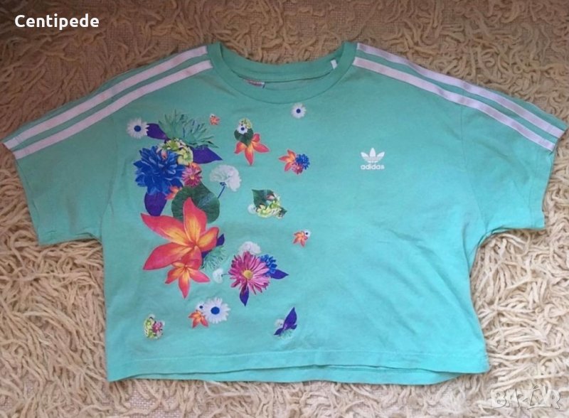 Кроп тениска Adidas Originals, снимка 1