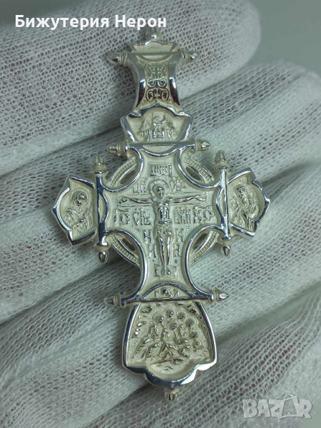 Голям сребърен кръст, снимка 1