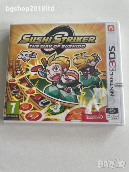 Sushi Striker The Way of Sushido Nintendo за Nintendo 2DS/2DS XL/3DS/3DS XL, снимка 1