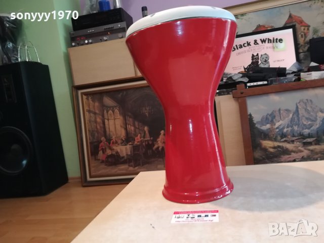 ЧЕРВЕНА ГОЛЯМА ТАРАМБУКА  0210211547, снимка 3 - Ударни инструменти - 34325906