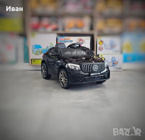 ТОП ЦЕНА!НОВО!Акумулаторна кола Mercedes GLC с 12Vбатерия,меки гуми,USB , снимка 2 - Детски велосипеди, триколки и коли - 39453159