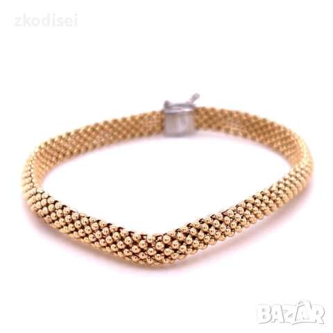 Златна дамска гривна 9,63гр. 19,0см. 14кр. проба:585 модел:36588-2