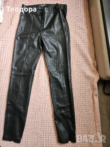 Панталон ZARA изкуствена кожа S, снимка 3 - Панталони - 47385379