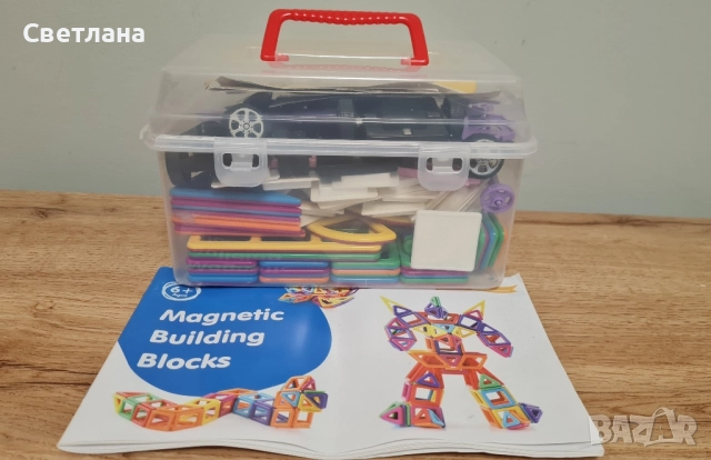 Магнитен конструктор 142 части