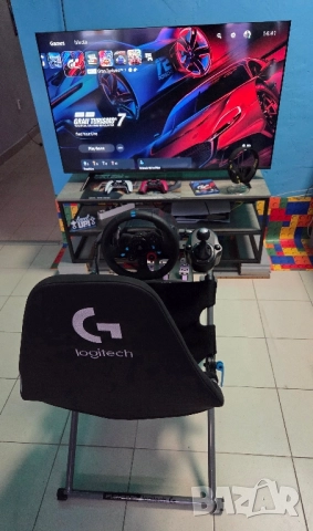 Волан + стол за шофиране за PlayStation, снимка 9 - Аксесоари - 52493053