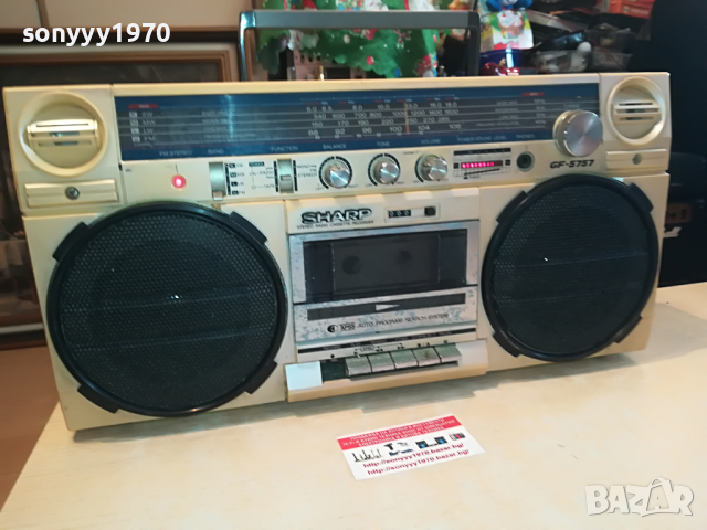 sharp gf-5757 auto program search system 2003220917, снимка 3 - Радиокасетофони, транзистори - 36165647
