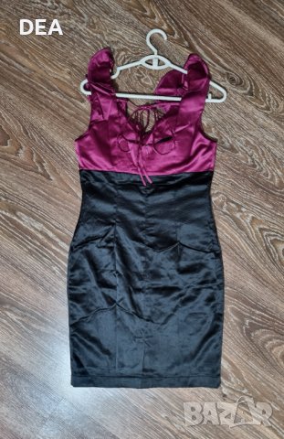 Сатенена рокля М LUCY-50лв.НОВА, снимка 2 - Рокли - 39533046