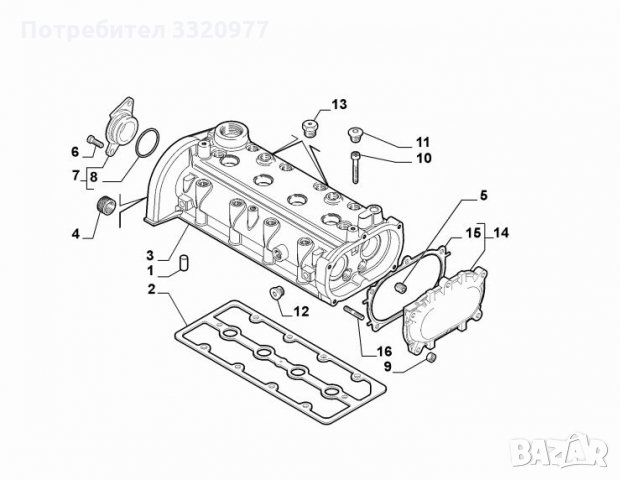 Цилиндрова глава съпорт Фиат, Алфа, Ланчия, Опел/Fiat, Alfa, Lanсiа, снимка 8 - Части - 36014322