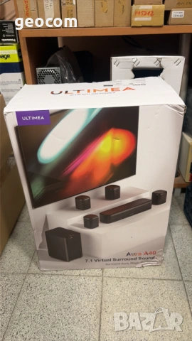 Aura A40 7.1 Virtual Surround Soundbar (Нов,Комплект)