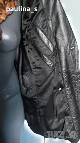 Два различни броя / Дамско двуредно яке / манто с вата, от естествена кожа , снимка 9 - Якета - 50335503