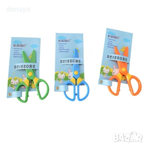 6161 Детска безопасна ножничка със заоблен връх, снимка 3 - Ученически пособия, канцеларски материали - 53826403