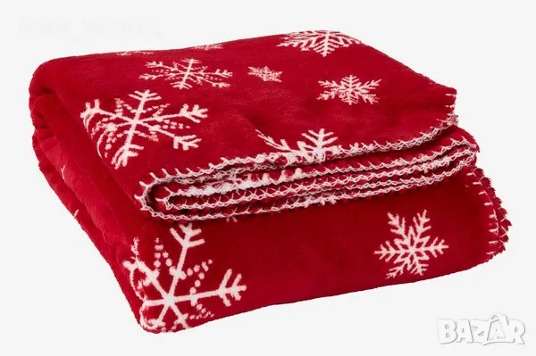 Коледно одеяло 130х170см, снимка 2 - Олекотени завивки и одеяла - 47664492