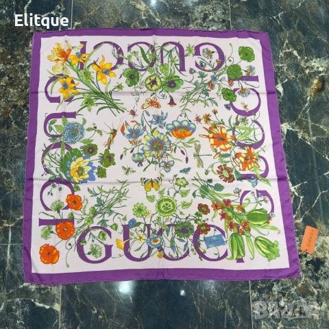 шалове chanel gucci, снимка 2 - Шалове - 52550689