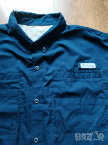 Columbia Men's PFG Tamiami - мъжка рибарска риза КАТО НОВА 2ХЛ, снимка 4 - Ризи - 49754385