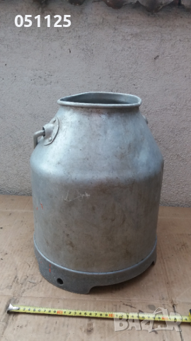 стар алуминиев гюм за мляко, 30 литра , снимка 6 - Антикварни и старинни предмети - 44529675