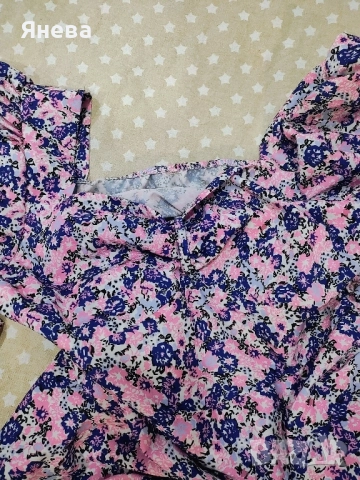 Дамска цветна рокличка , снимка 2 - Рокли - 51533659