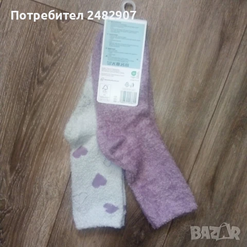 Дамски топли чорапи - 2 чифта, снимка 3 - Дамски чорапи - 51272504