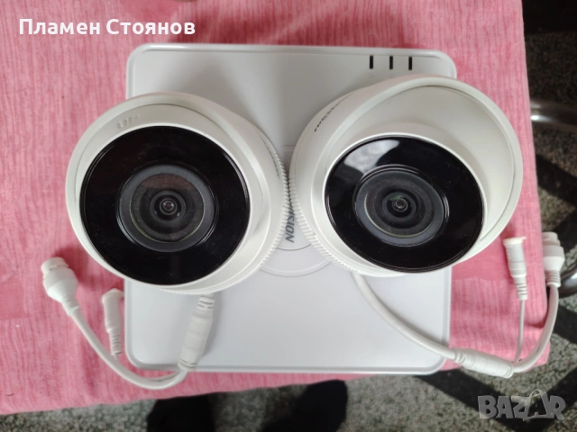 Nvr Hikvision с две камери