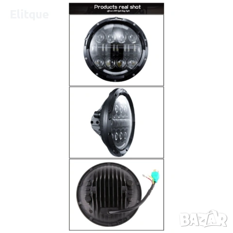 2бр. Фарове за Джип - 8 лупи