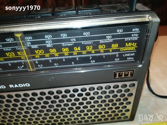 ITT TINY-ВНОС  SWEDEN 1006231823L, снимка 3 - Радиокасетофони, транзистори - 41083507