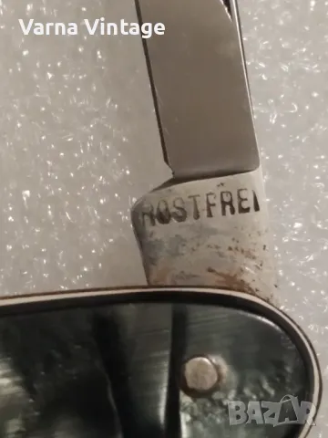 Стар сгъваем нож BARON  SOLINGEN Германия. марк., снимка 7 - Колекции - 48540121