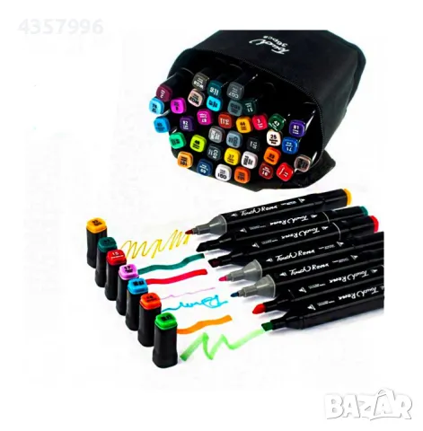 Комплект маркери за рисуване за деца, 36бр., 48бр., 60бр., 100бр., снимка 6 - Рисуване и оцветяване - 48743945