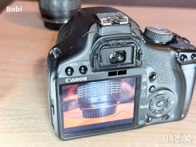 Canon EOS 500D + 2 обектива + 32GB карта + аксесоари, снимка 9 - Фотоапарати - 53864707