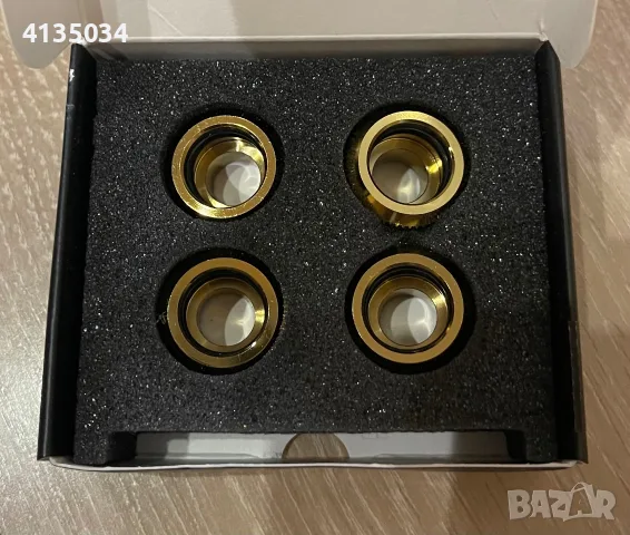 Corsair Hydro X Series XF Hardline 14mm фитинги – Gold (x4), снимка 3 - Други - 56096747