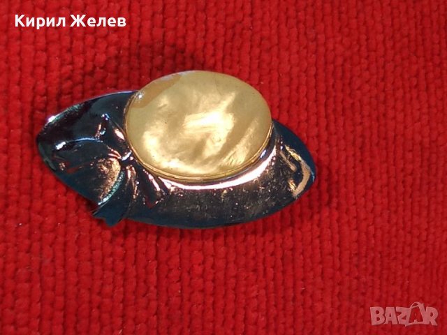 ВИНТИДЖ АРТ СРЕБРИСТА СТИЛНА БРОШКА 18956