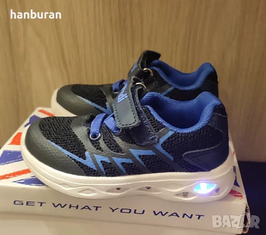 Светещи бебешки маратонки sprandi, размер 22, снимка 4 - Бебешки обувки - 49547100