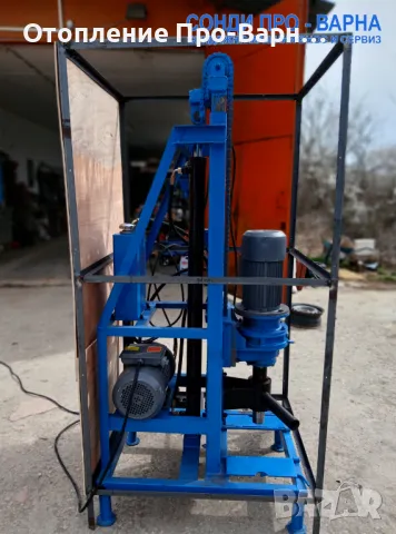 НАЛИЧНА: Нова сондажна машина Mobil110H-220V до 110 метра /сонда за вода/, снимка 3 - Други машини и части - 46705269