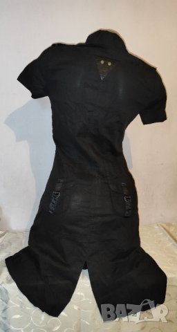 Черна рокля тип риза р-р S , снимка 5 - Рокли - 41698398