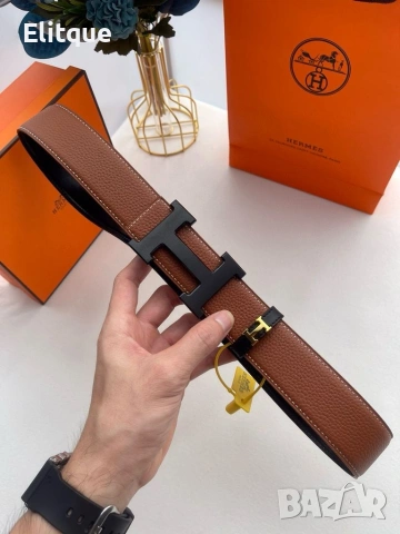 колани от естествена кожа в кутия hermes , снимка 5 - Колани - 53216874