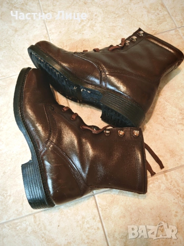 Супер Яки Български Военни Офицерски Соц Чепици, Изработени от Супер Здрава Естествена Кожа, снимка 6 - Антикварни и старинни предмети - 53429183