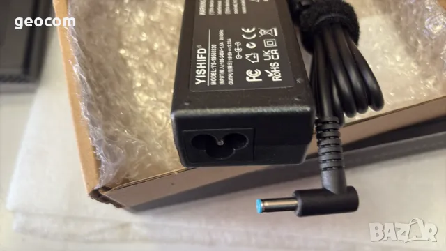 HP 65W ново зарядно (19,5V,3,33A,65W,Blue Tip), снимка 2 - Кабели и адаптери - 50068429