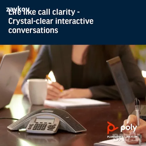 Polycom SoundStation IP 5000 конферентен телефон само с PoE (захранването не е включено, снимка 4 - Други - 50179394