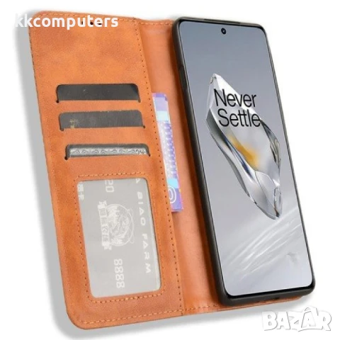OnePlus Ace 3 5G / 12R 5G Retro Texture Wallet Калъф и Протектор, снимка 5 - Калъфи, кейсове - 51258937