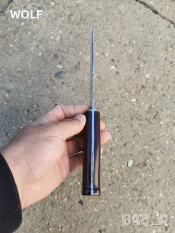 Български ръчна изработка със текстолитена дръжка , снимка 12 - Ножове - 50425008