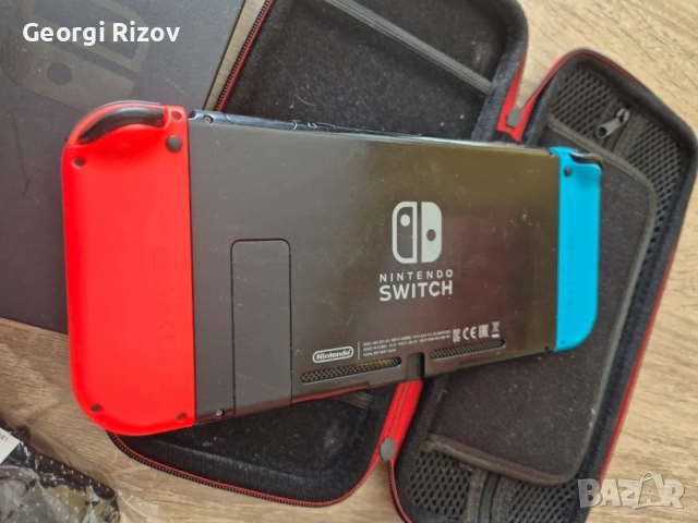 Nintendo Switch V2 Red/Blue Modded | 128GB |, снимка 3 - Nintendo конзоли - 56410130