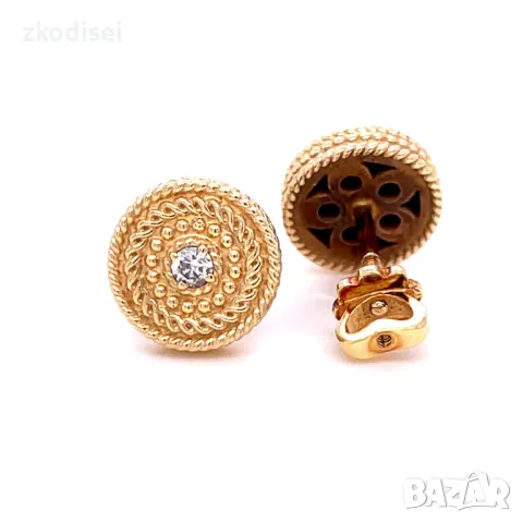 Златни обеци 5,80гр. 14кр. проба:585 модел:31709-6, снимка 2 - Обеци - 50209043