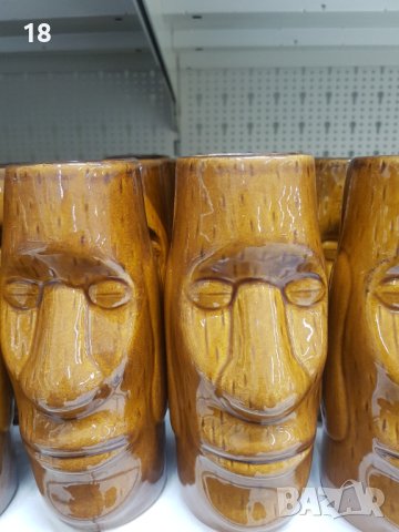 Керамични чаши TIKI 0.5 л, снимка 3 - Чаши - 40295819