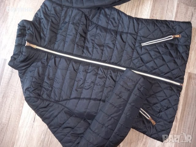 Черно пролетно-есенно яке, снимка 3 - Якета - 42014370