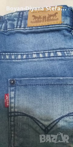 Къси дънки Levis, снимка 5 - Детски къси панталони - 33840298
