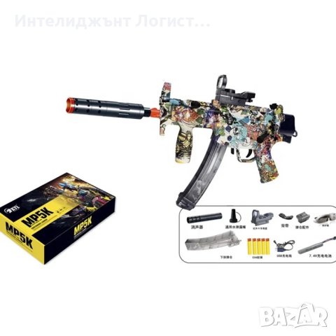 Автомат, гел бластер, пушка с гел топчета, снимка 2 - Електрически играчки - 41574761
