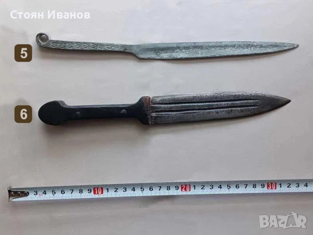 Стари КОВАНИ НОЖОВЕ Каракулак ПЪРВА Част, снимка 4 - Ножове - 51652356