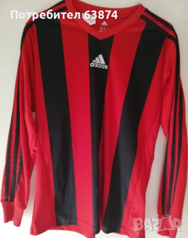 Спортна блуза с дълъг ръкав Адидас, снимка 2 - Детски Блузи и туники - 41477023