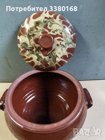глинени съд за готвене нов, снимка 2 - Съдове за готвене - 52716617