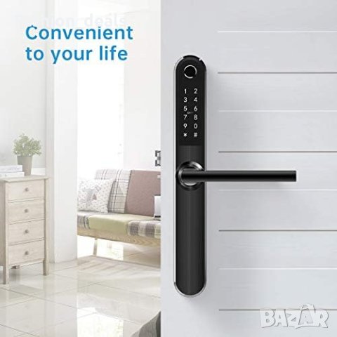 Нова Интелигентна смарт ключалка за врата с код Дом Сигурност Цифров сензорен екран, снимка 4 - Други стоки за дома - 42071383
